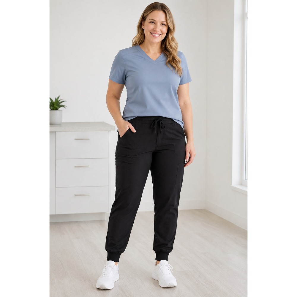 Mandala Black Jogger Scrub Pants XL Equa-Tek Minimalist Gorpcore Performance